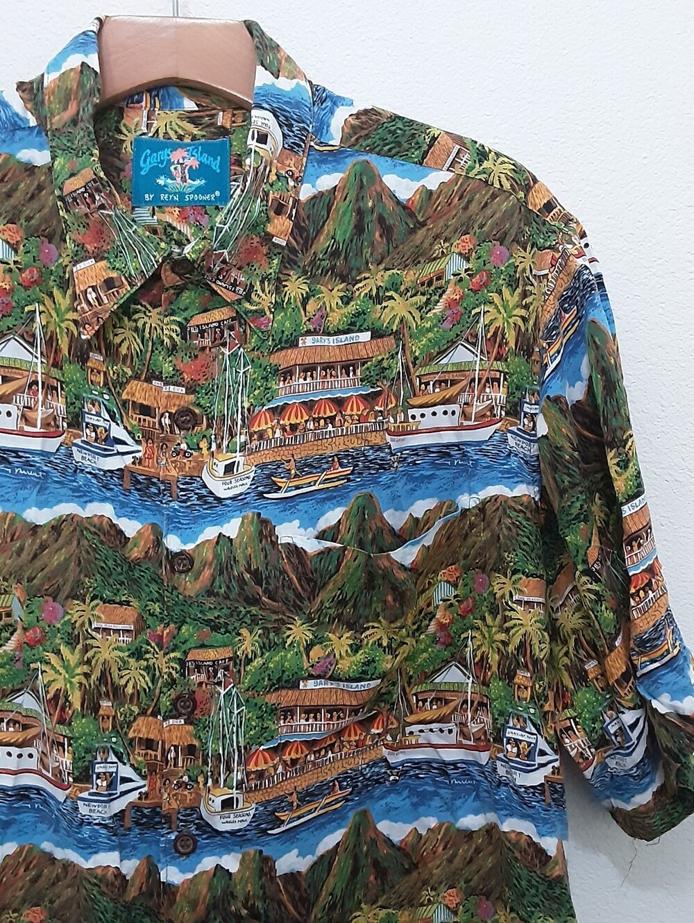 Reyn Spooner X Gary's Island Tropical Hawaiian Shirt